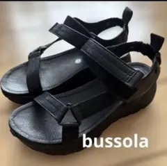 bussola ブソラ　サンダル ブラック 37のサムネイル