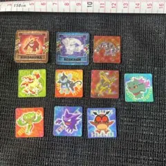 希少ポケモン シール ステッカー 10枚セットバトルピースコレクション D&P