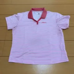 【女子用XOサイズ】Nittaku 卓球 ユニフォーム ピンク ボーダー