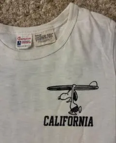 ⭐︎チャンピオン×ピーナッツ/スヌーピーTシャツ/M