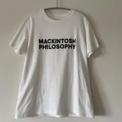 MACKINTOSH PHILOSOPHY ロゴTシャツ ホワイト