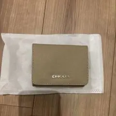 EMODA ベージュ 三つ折り財布