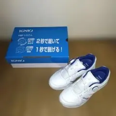 IGNIO TGFシステムスニーカー ホワイト/ブルー