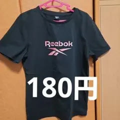 Reebok 半袖 Tシャツ ブラック ロゴプリント