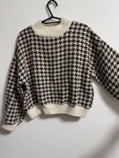 GRL グレイル 千鳥格子 ニット Sサイズ