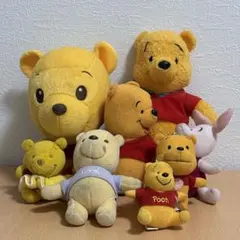 大特価！！！プーさん ぬいぐるみ6点セット 平成レトロ 非売品レア