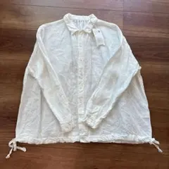 ネストローブ　nest Robe リネンシャツ　麻100% 日本製　未使用品のサムネイル