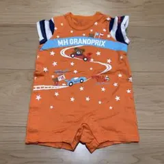 メ*ロ様 ミキハウス 半袖ロンパース 70 美品