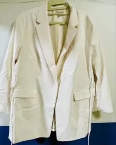 H&M テーラードジャケット ホワイト XLのサムネイル