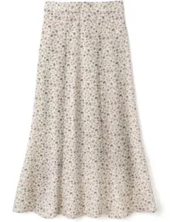 GRL 小花柄 マーメイドスカート ホワイト