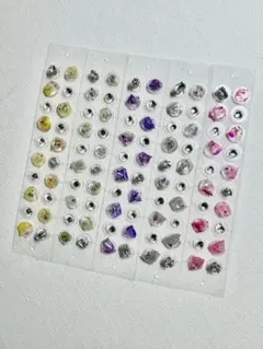 #201 耳ツボ 耳ツボシール　耳ツボジュエリー　シンプル　銀粒　100粒