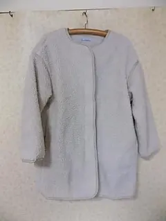 75124　クラシカルエルフ　ボアコート　ベージュ　サイズL