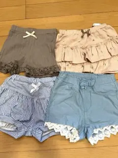 ショートパンツ 4点セット 80.90サイズ