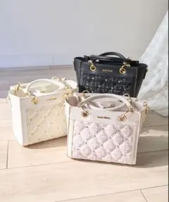 Rosé Muse ツイード ショルダーバッグ