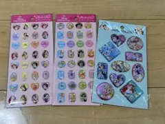 ディズニープリンセス シールセット 3枚