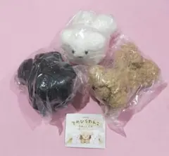 maruのてのひらわんこのぬいぐるみ　3種セット