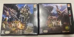 【2本セット】Nintendo 3DS モンスターハンター4 & 4G
