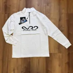 長袖　モックネック　ハーフジップ　メンズ　ゴルフウェア　カットソー　新品　L