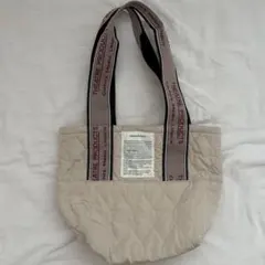 キルティングベージュトートバッグ シアタープロダクツ BAYFLOW