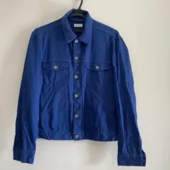 ナノユニバース　メンズ　Gジャン　ジャケット　40 ブルー　青