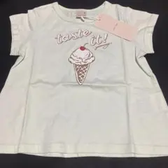 プティマイン　半袖　90cm Tシャツ　半袖シャツ　アイス　ミントグリーンのサムネイル