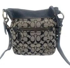 【良品】COACH シグネチャー ショルダーバッグのサムネイル