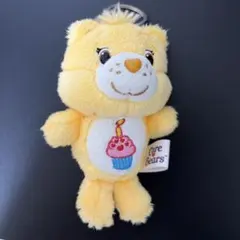 CareBears ぬいぐるみキーホルダー 黄色　イエロー　ケアベア