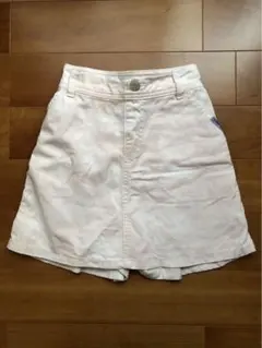 デニム薄いピンク キュロットスカート140㎝