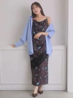 【新品】NOELA （ノエラ）　プリントキャミワンピース