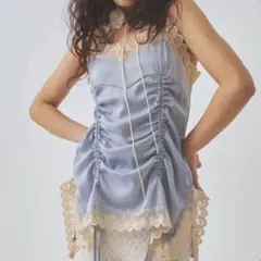 PELLICULE satin gather mini op - メルカリ