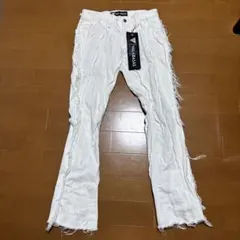 VALABASAS ホワイト フレアデニムパンツ Drip サイズ29 - メルカリ