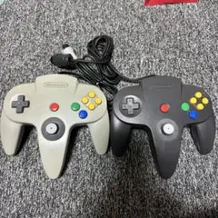 u*6様 Nintendo64コントローラー2個セット