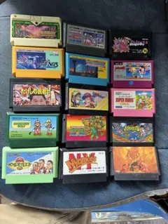 ファミコンソフトセット 多彩なゲーム