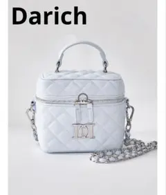 キルティングスクエアミニバッグ(シルバーパーツ)