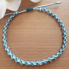 ミサンガアンクレットワックスコード