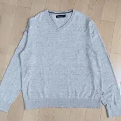 NAUTICA ノーティカ ニット L グレー Vネックのサムネイル