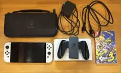 Nintendo Switch 有機ELモデル +本体ケース+スプラトゥーン3