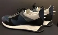 Fendi スニーカー 6UK 25.5cm スパイク ネイビー バグズアイ