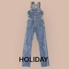 HOLIDAY SLIM DENIM OVER-ALスリムデニムオーバーオール