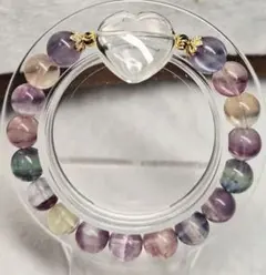 フローライト デザインブレスレット