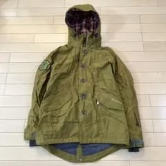 2.24 ブルーブラッド スノーボードジャケット マウンテンパーカー カーキXS