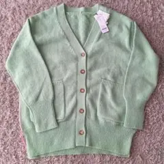 ミントグリーン カーディガン