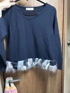 CECIL McBEE ファー付きチュニック