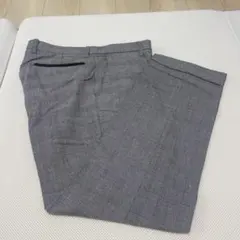 グレー チェック柄 スラックス