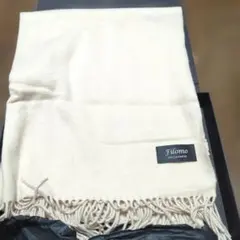 Filomo 100%カシミヤ マフラー クリーム色