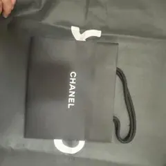 シャネルCHANEL紙袋ギフト ボルドー系 手提げ 純正正規 ロゴ文字2個セット