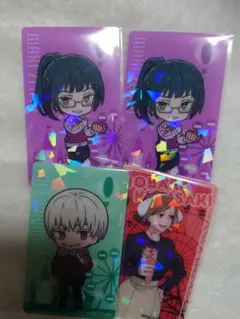 呪術廻戦 よみうりランド ホログラムカード 特典 狗巻棘 禪院真希 釘崎野薔薇