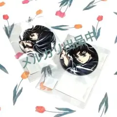 鬼滅の刃 幕間画WEBSHOPくじF賞 缶バッジ44mmステッカー 時透無一郎