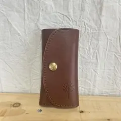Kanmi. レザーキーケース ブラウンのサムネイル