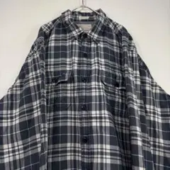 AMERICAN EAGLE OUTFITTERS チェック柄シャツ グレー